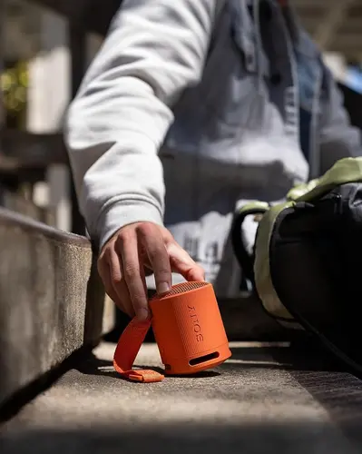 Ηχεία, Sony SRS-XB100 Portable Bluetooth Speaker, πορτοκαλί - 5