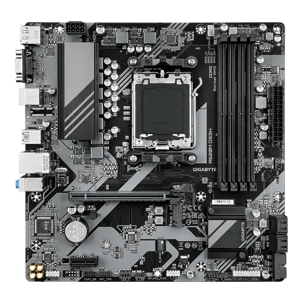 Дънна платка GIGABYTE A620M DS3H socket AM5