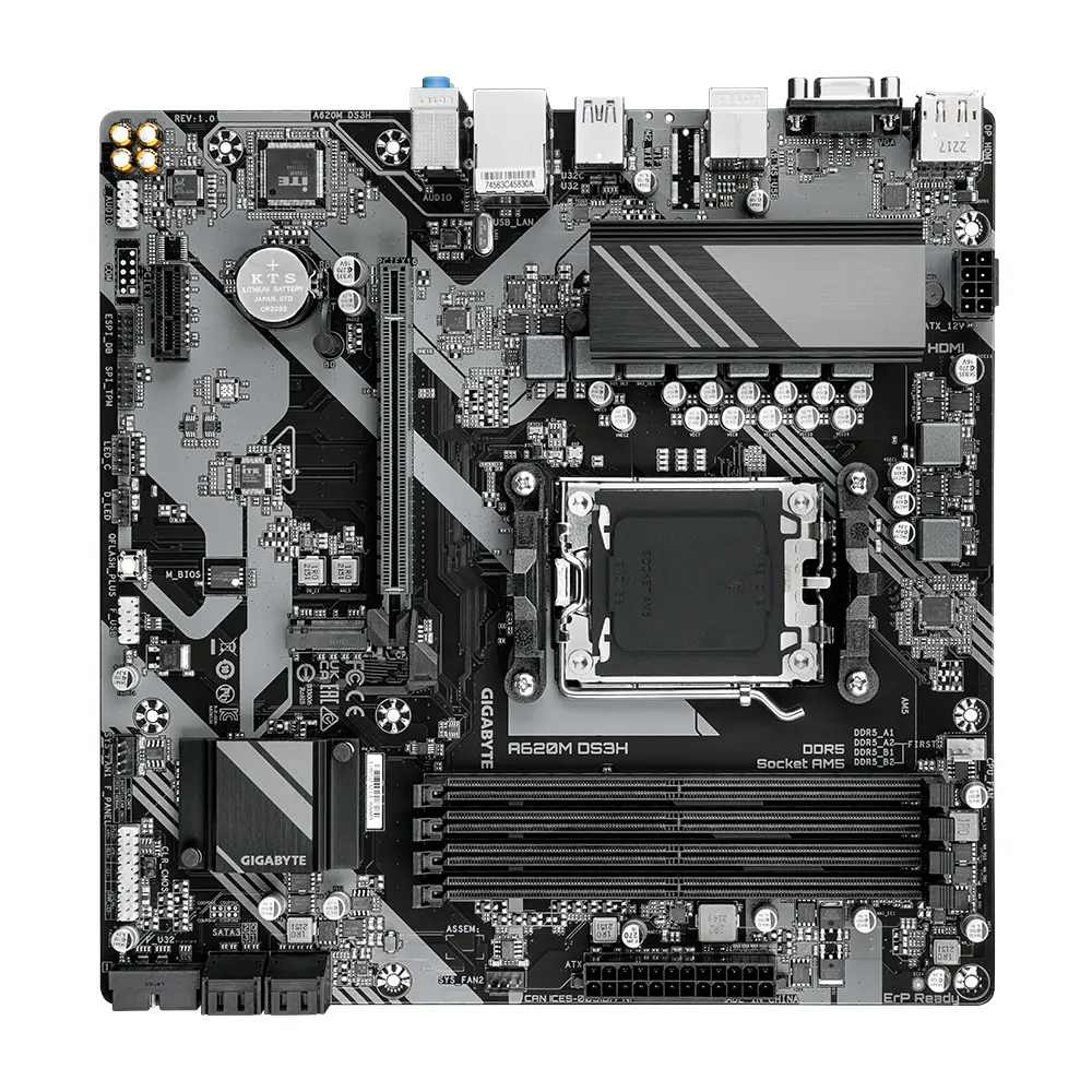 Дънна платка GIGABYTE A620M DS3H socket AM5 - image 2