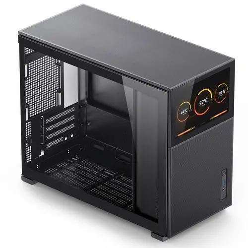 Кутия Jonsbo D31 Mesh Screen TG, mATX, Черен - image 1