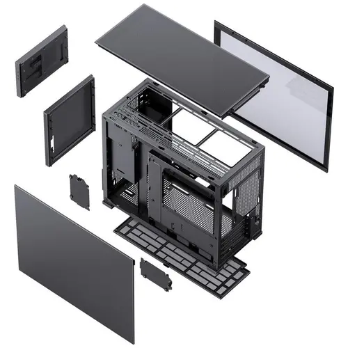 Кутия Jonsbo D31 Mesh Screen TG, mATX, Черен - image 8