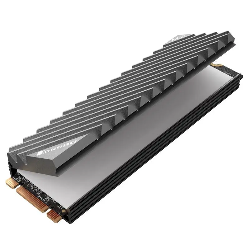 Cooler pasiv Jonsbo M.2 SSD, cu aripioare, Gri - image 5