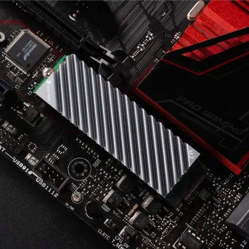 Παθητικός ψύκτρας Jonsbo M.2 SSD, με πτερύγια, Γκρι - 7