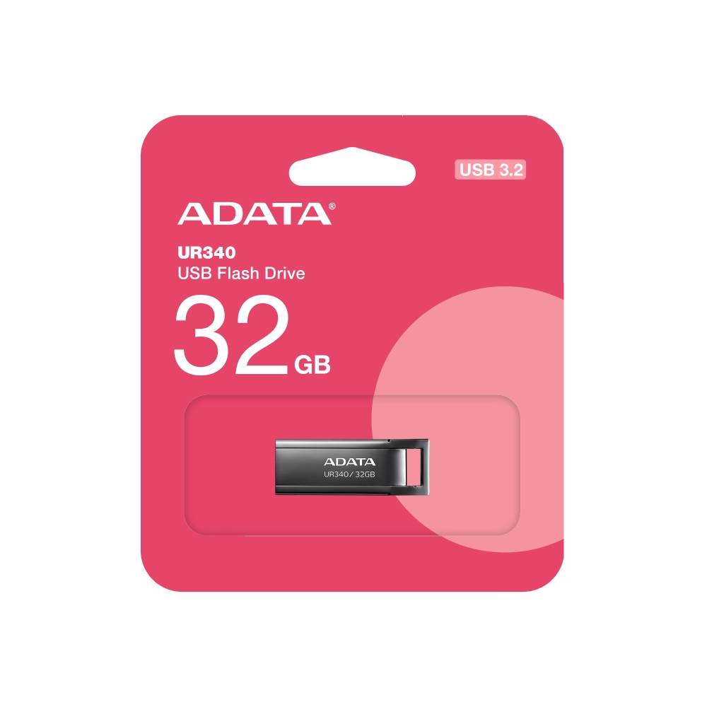 Памет, ADATA UR340 32GB USB 3.2 Black - image 4