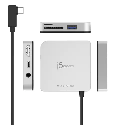 Докинг станция j5create JCD612, USB-C към 4K 60 Hz, HDMI, За iPad Pro - image 5