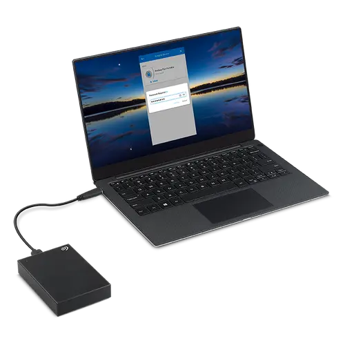 Твърд диск, Seagate One Touch with Password 1TB Black ( 2.5", USB 3.0 ) - image 5