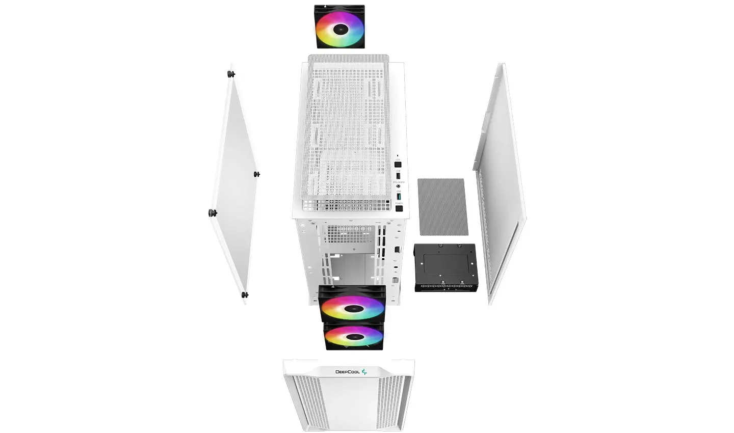 Кутия за компютър, DeepCool CC360 ARGB WH - image 12