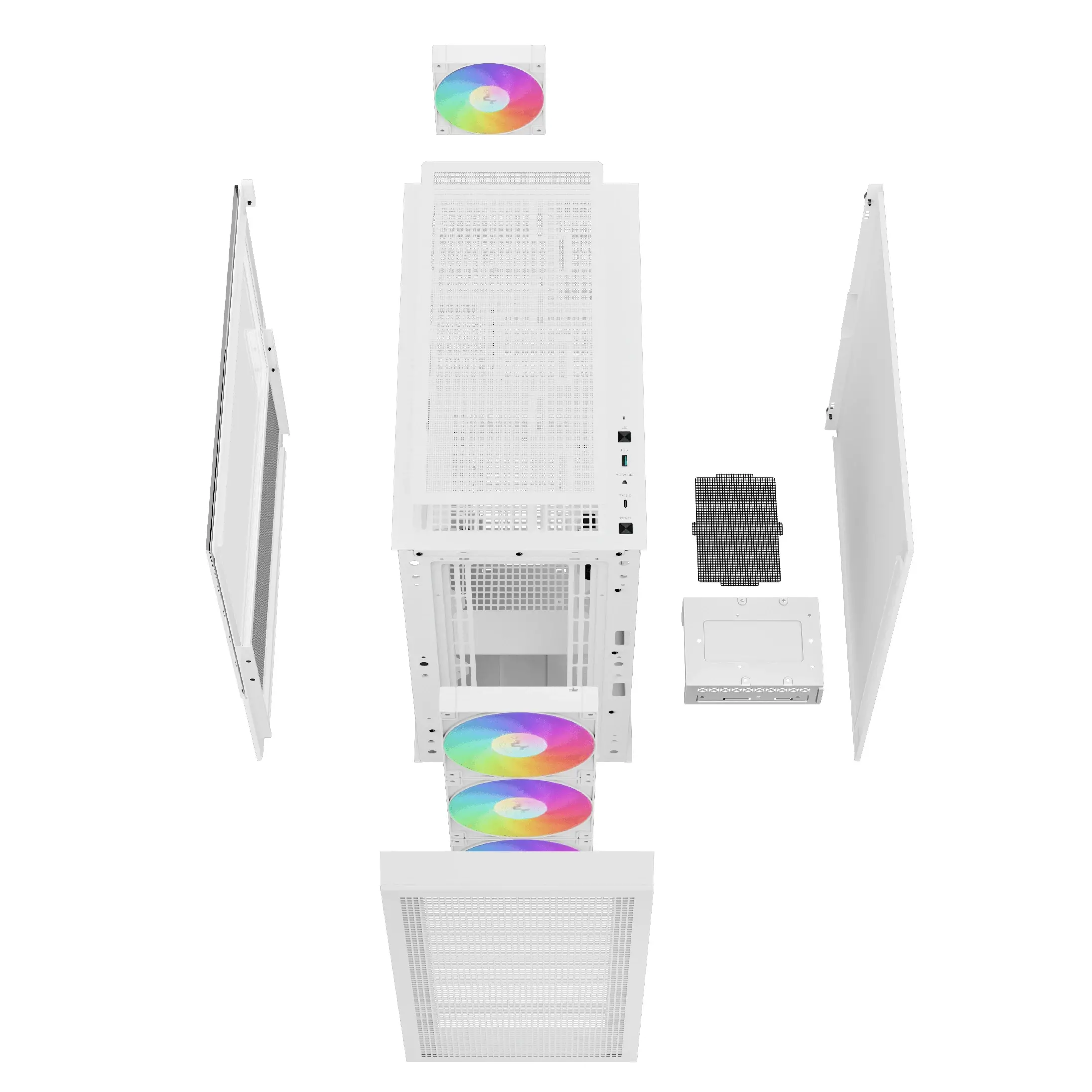 Кутия за компютър, DeepCool CH560 WH - image 13