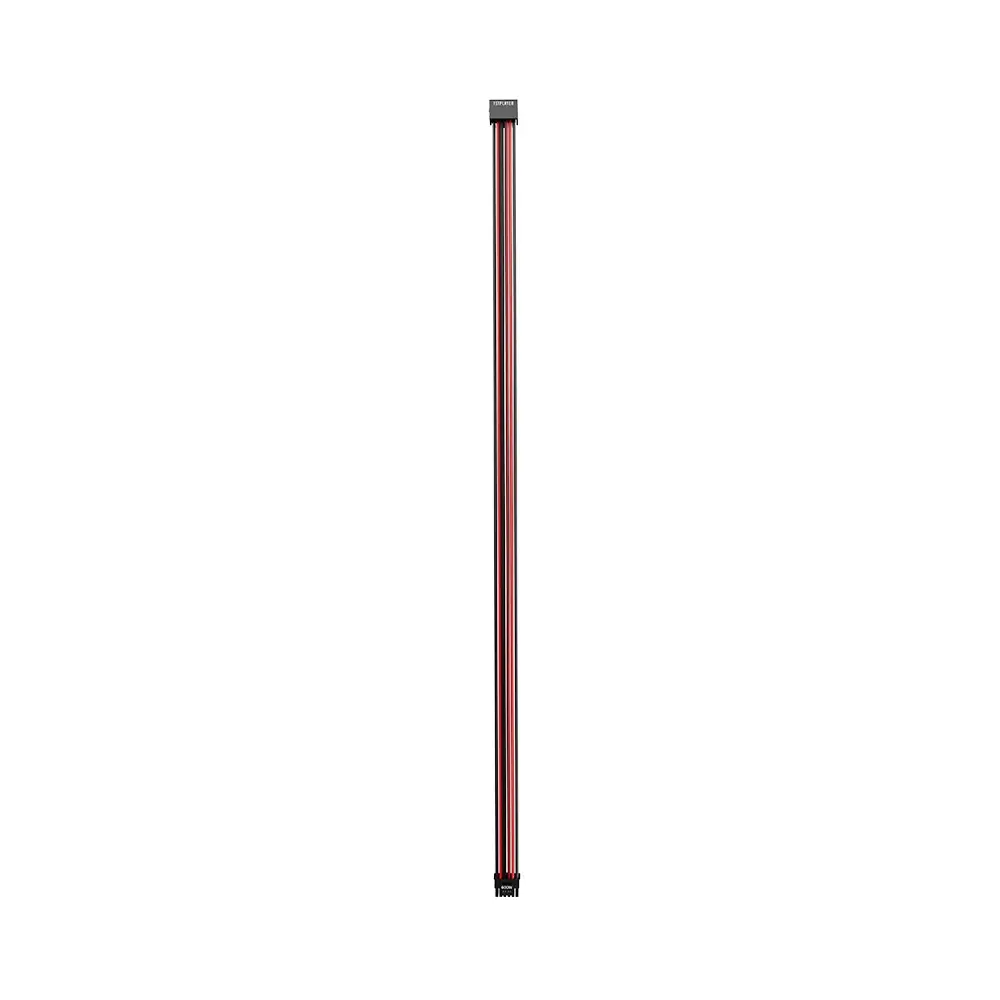 1stPlayer модулен кабел Custom Sleeved Modding Cable Black/Red - PCIe 5.0 12VHPWR M/M - FM2-B-BR - image 6