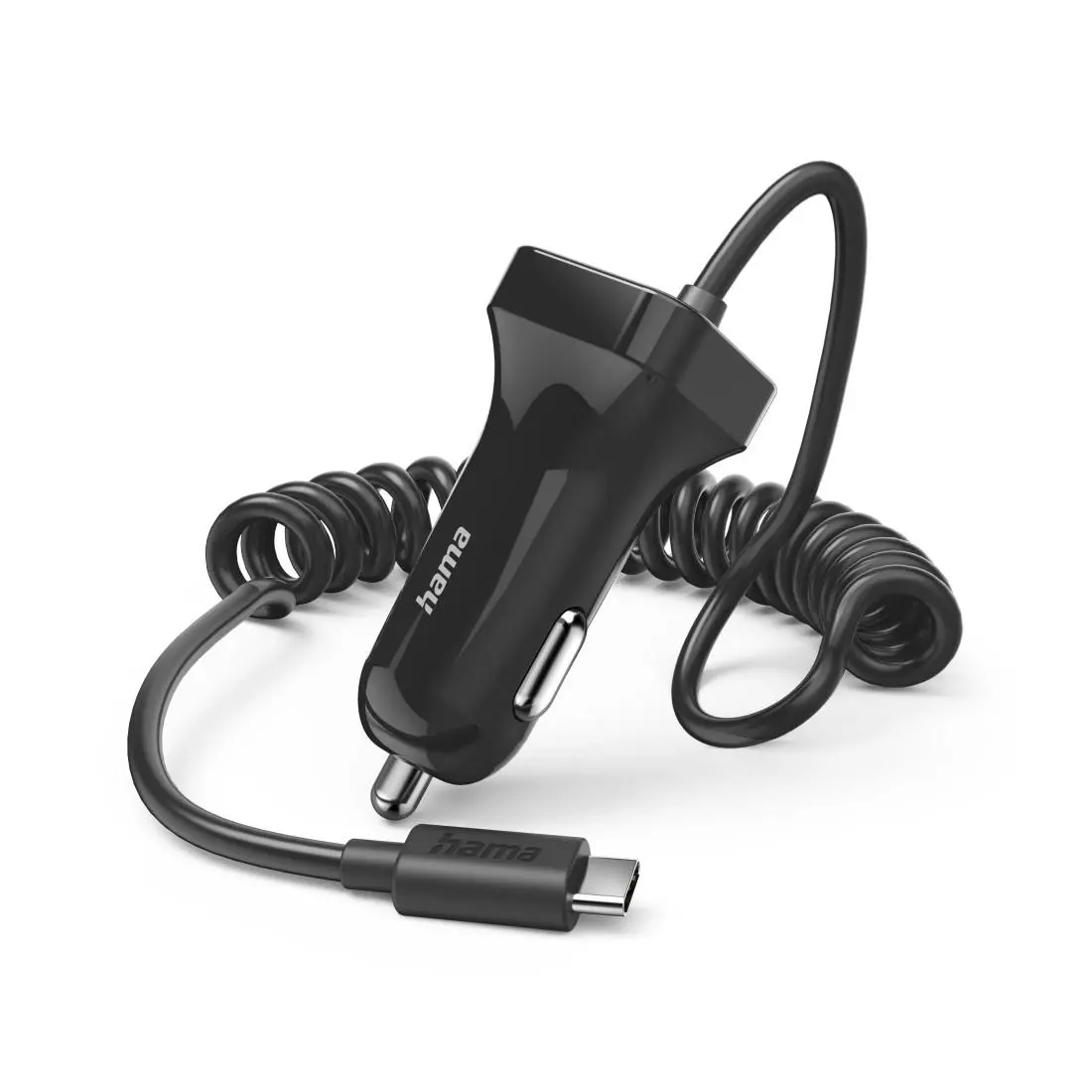 Φορτιστής αυτοκινήτου HAMA, με καλώδιο USB-C, 12 W, 201609
