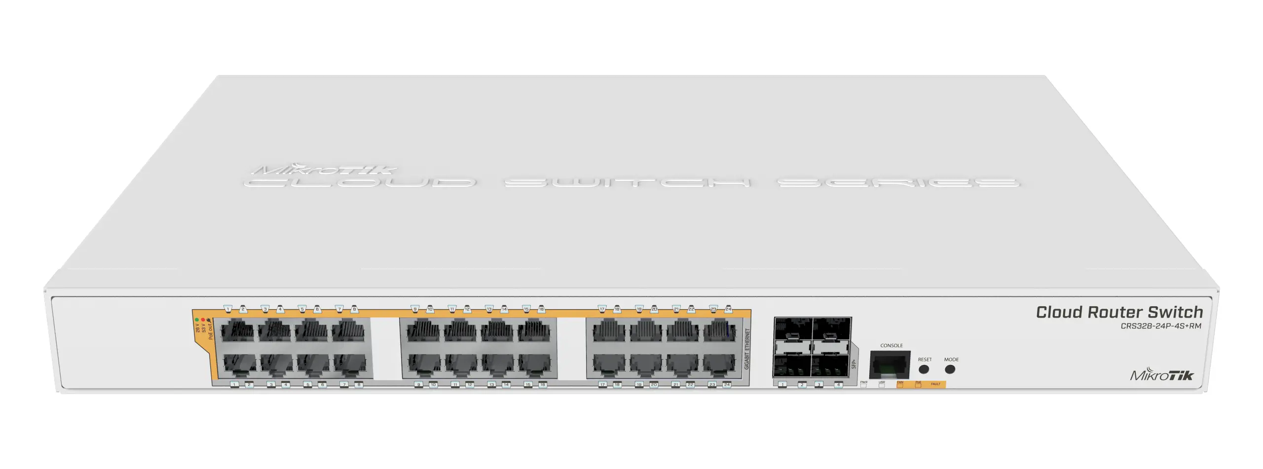 Switch Mikrotik CRS328-24P-4S-RM, 24xGigabit LAN, L2/L3, 4xSFP+ cages - image 1