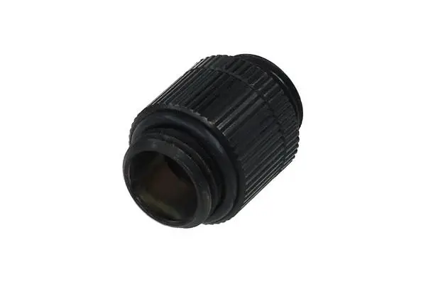 Adaptor Alphacool HF, Nipluri dublu, G1/4 - G1/4, Rotativ, Negru mat