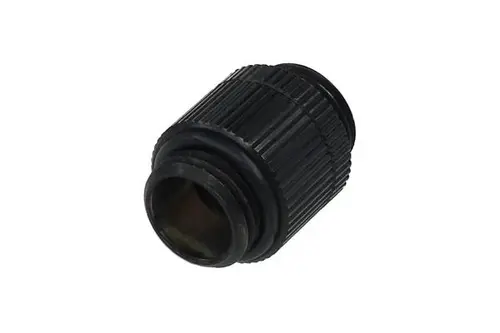 Αντάπτορας Alphacool HF, Διπλό ρακόρ, G1/4 - G1/4, Περιστρεφόμενο, Μαύρο ματ - 1
