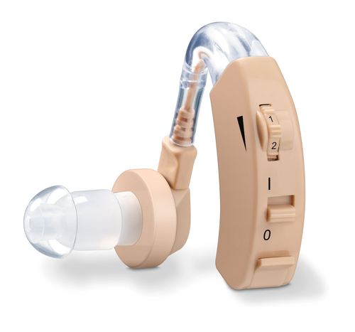Слухов усилвател, Beurer HA 20 hearing amplifier, Individual adjustment to the ear canal, Ergonomic fit behind the ear,3 attachments to individually adjust to the ear canalFrequency range: 200 to 5000 Hz, Maximum volume 128 dB
