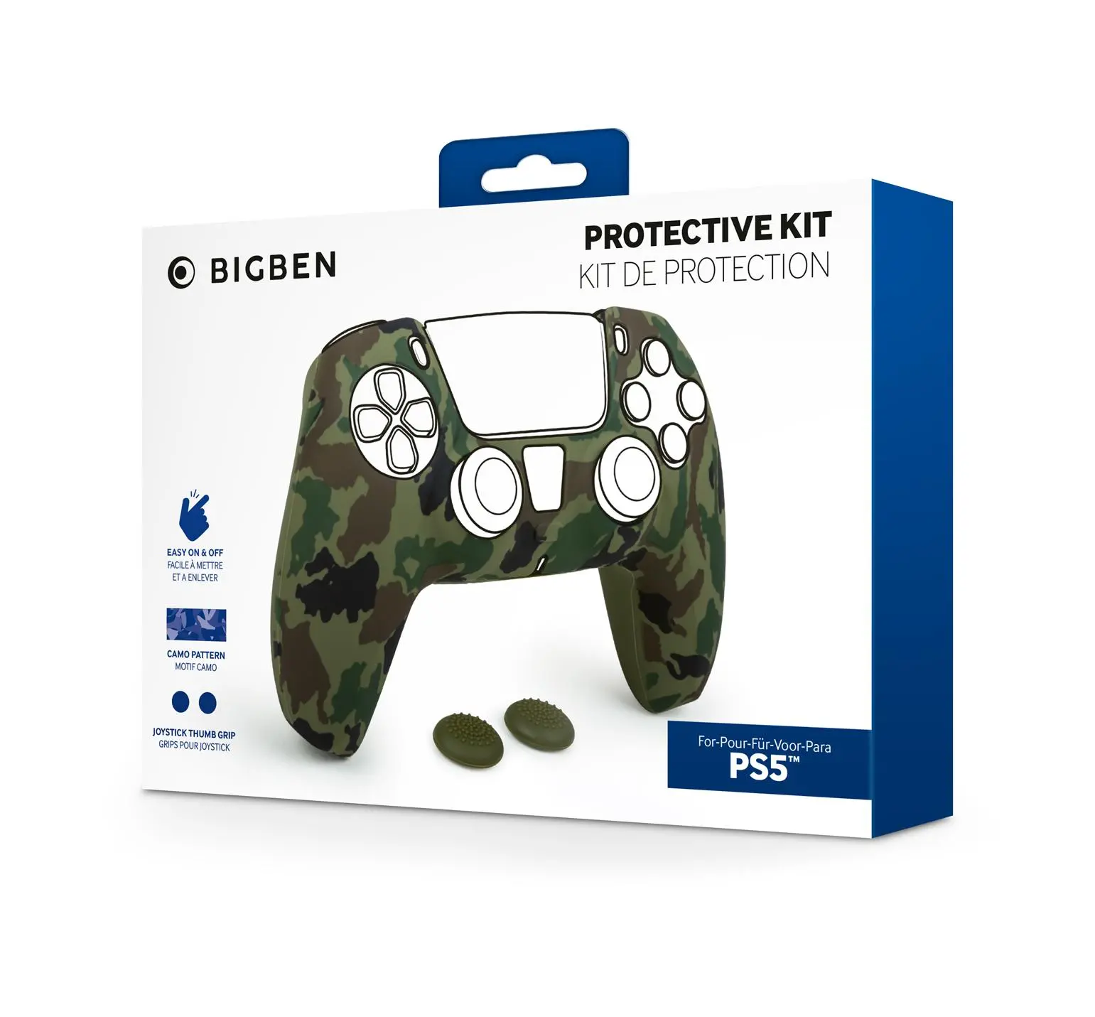 Протектор Nacon BigBen PS5 Silicon Glove, Camo Green - image 2
