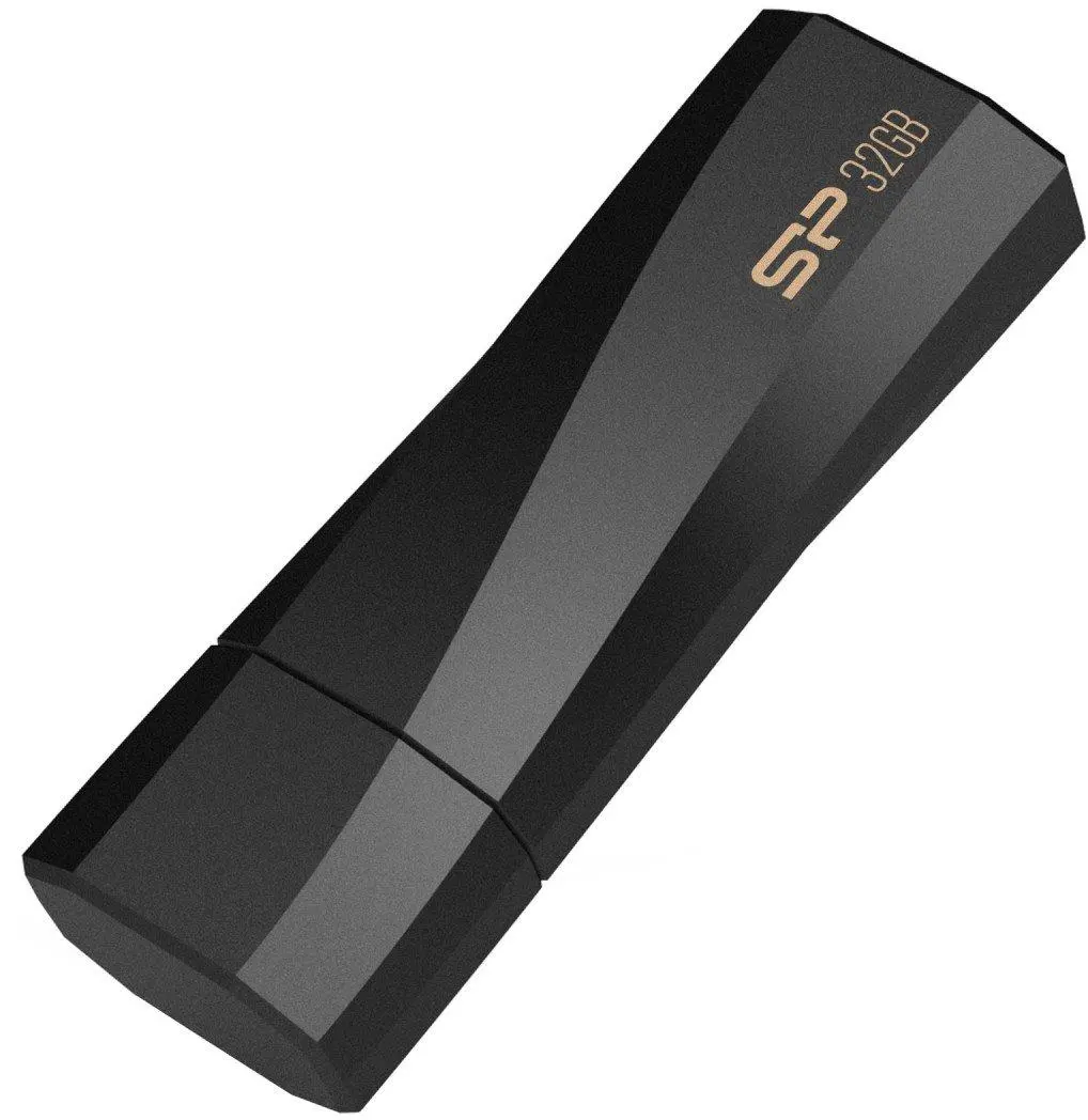 USB памет SILICON POWER Blaze B07, 32GB, USB 3.2, Черна - image 1
