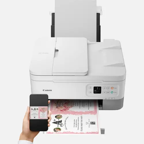 Мастилоструйно многофункционално устройство, Canon PIXMA TS7451a All-In-One, White - image 4