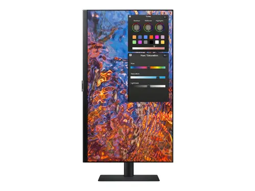 Монитор, Samsung 27B800, 27" IPS LED, 60 Hz, 5 ms GTG, 3840x2160, 300 cd/m2, Flicker Free, PBP, PIP, USB-C 90W, 3xUSB 3.0, Display Port 1.4, 2xHDMI 2.2, Black