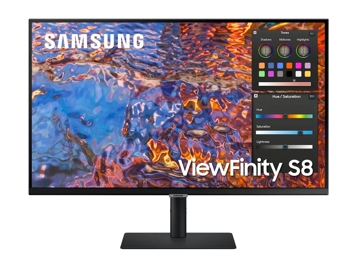 Монитор, Samsung 32B800 32" IPS LED, 60 Hz, 5 ms GTG, 3840x2160, 300 cd/m2, Flicker Free, PBP, PIP, USB-C 90W, 3xUSB 3.0, Display Port 1.4, 2xHDMI 2.2, Black