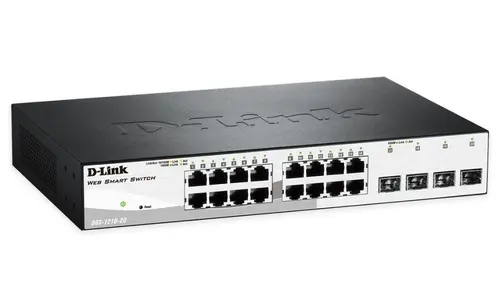 Комутатор, D-Link 16 10/100/1000 Base-T port with 4 x 1000Base-T /SFP ports - 2