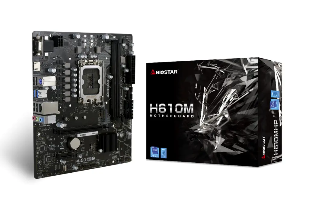 Дънна платка BIOSTAR H610MHP D4, Socket 1700 - image 3