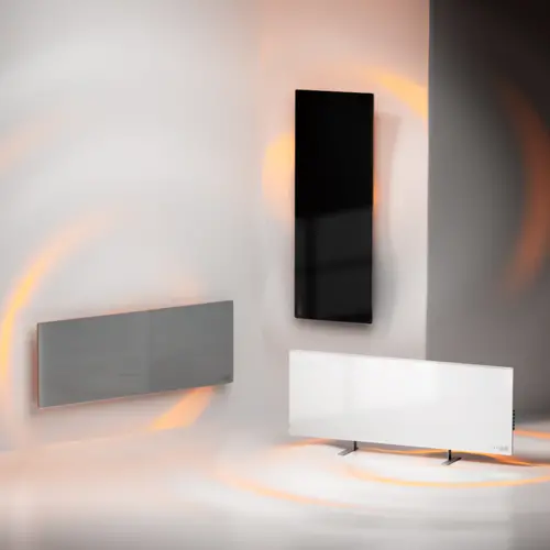 AENO Premium Eco Smart Heater, 700W, Tempered glass, Infrared+convection heating type, LED display, Plug type: Europe (E/F type), GREY - image 8