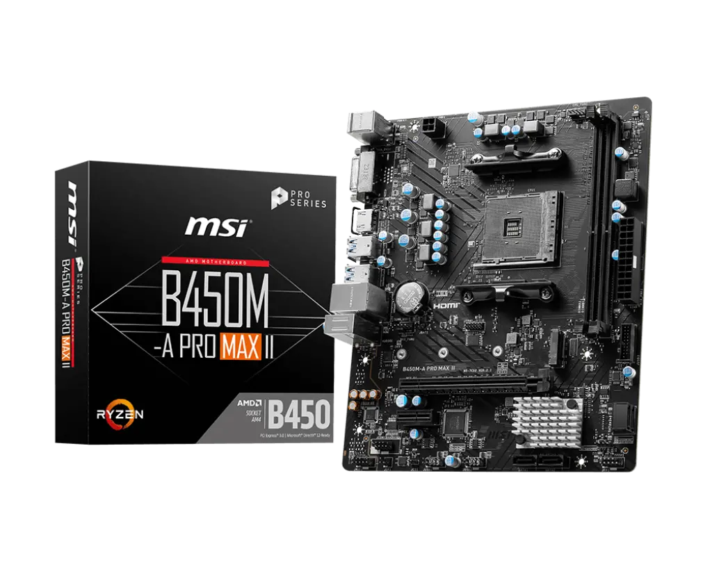 Дънна платка, MSI B450M-A PRO MAX II