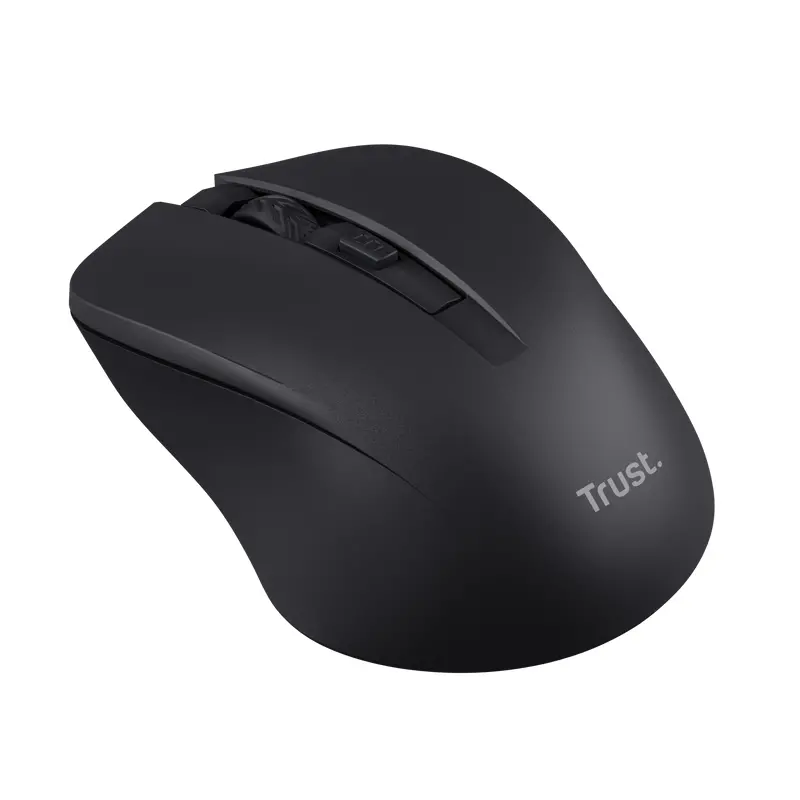 Мишка, TRUST Mydo Silent Wireless Mouse Black - image 1