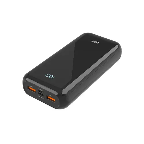 Silicon Power Power Bank, QS28, 20000mAh, Global, Black - image 2