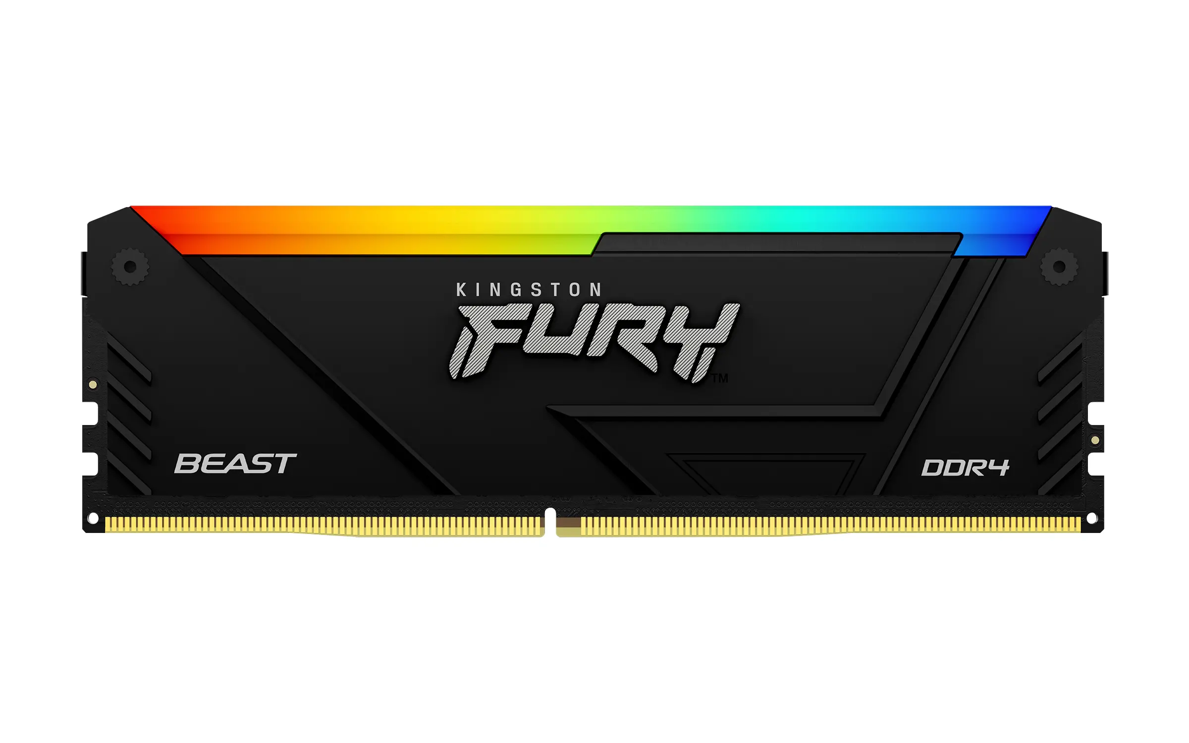 Памет Kingston FURY Beast Black RGB 16GB(2x8GB) DDR4 3600MHz CL17 - image 1