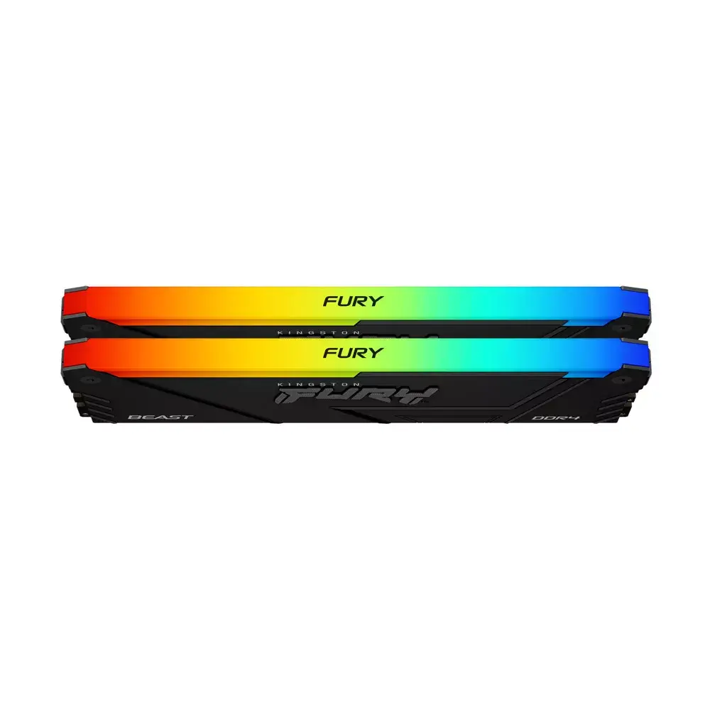 Памет Kingston FURY Beast Black RGB 32GB(2x16GB) DDR4 3600MHz CL18 - image 1