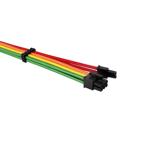 1stPlayer комплект удължителни кабели Custom Modding Cable Kit Rainbow - ATX24P, EPS, PCI-e - RB-001 - image 8
