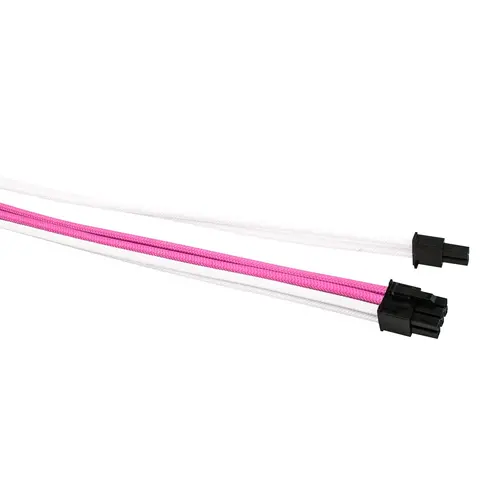 1stPlayer комплект удължителни кабели Custom Modding Cable Kit Pink/White - ATX24P, EPS, PCI-e - PKW-001 - image 4