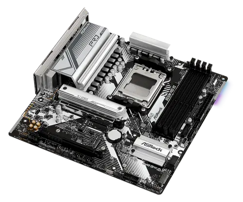 ASROCK Μητρική πλακέτα Επιτραπέζιου υπολογιστή B650M PRO RS, AM5, 4x DDR5, 1x PCIe 4.0 x16, 1x PCIe 3.0 x16, 1x Blazing M.2(PCIe Gen5x4), 1x Hyper - 3