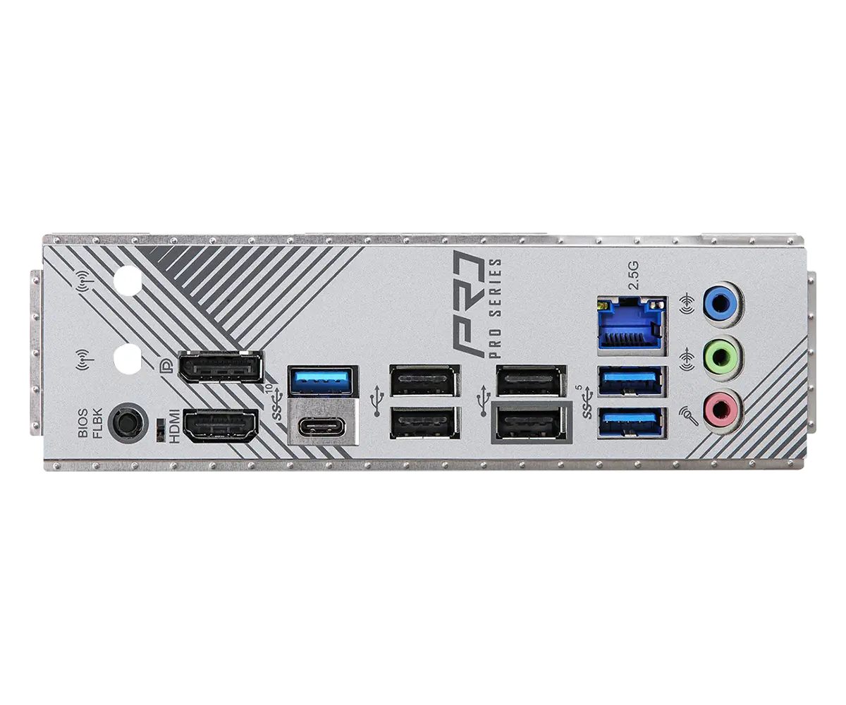ASROCK MB Desktop B650M PRO RS, AM5, 4x DDR5, 1x PCIe 4.0 x16, 1x PCIe 3.0 x16, 1x Blazing M.2(PCIe Gen5x4), 1x Hyper M.2, 4x SATA3, RAID 0, 1, 10, 7.1 CH HD Audio, 1x HDMI, 1x DP, 2.5G LAN, 6x USB 3.2, 8x USB 2.0, 2x USB-C, mATX - image 4