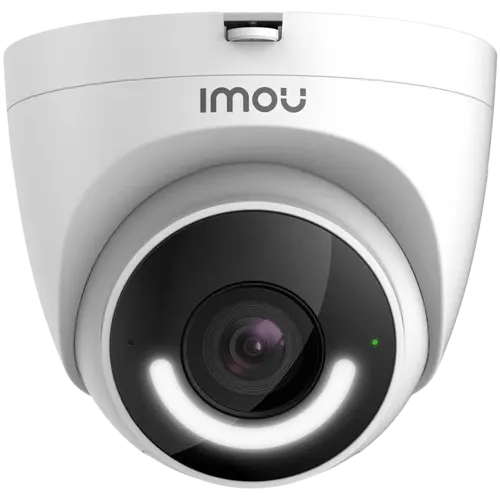 Imou Turret, 2MP IP Wi-Fi camera, 1/2.7" progressive CMOS, H.265/H.264, up to 25 fps; 16xDigital Zoom, 2.8mm lens, IR up to 30m, FOV 114°, 1xRJ-45, micro SD up to 256GB, Built-in Mic &Speaker, spotlight and 110dB siren, IP67, DC12V.