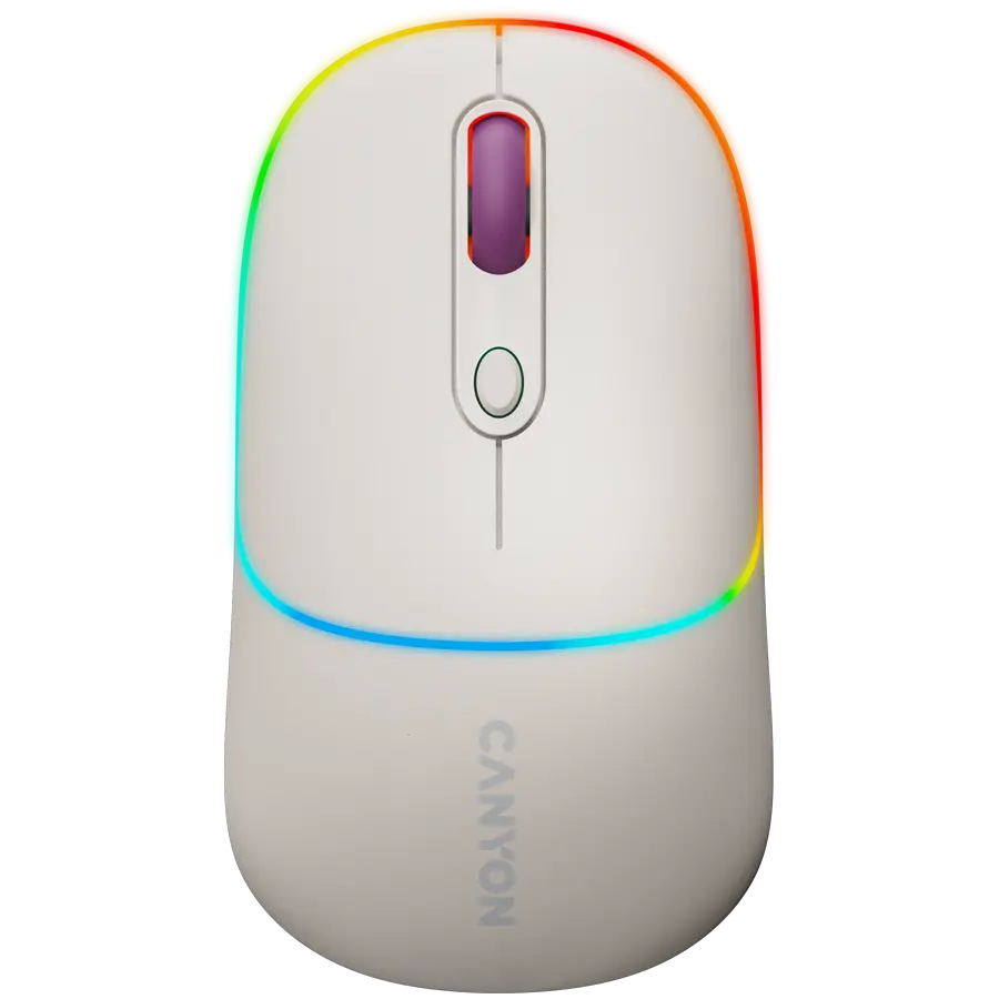 Mouse CANYON MW-22 2in1 BT/ fără fir, bej