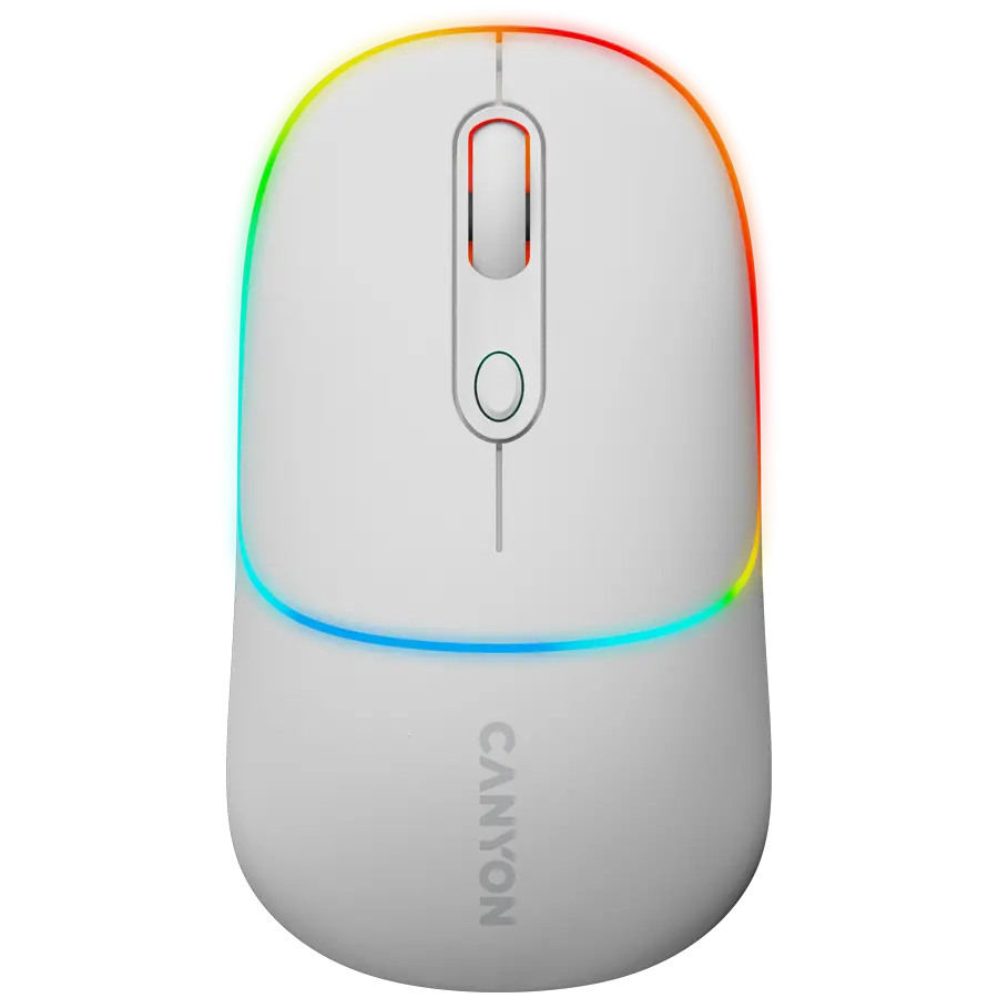 Mouse CANYON MW-22 2in1 BT/ fără fir, alb