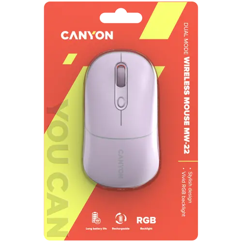 CANYON mouse MW-22 2in1 BT/ Wireless Pearl Rose - image 5