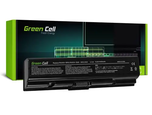 Baterie laptop GREEN CELL, Toshiba Satellite A200 A300 A500 L200 L300 L500 PA3534U, 10.8V, 4400 mAh - 1