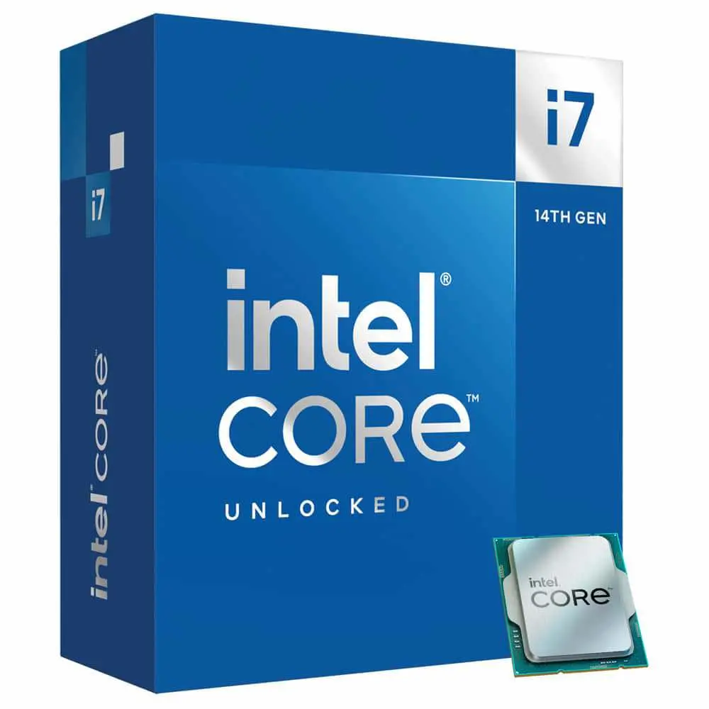 Процесор, Intel Core i7-14700KF 20C/28T (eC 2.5GHz / pC 3.4GHz / 5.6GHz Boost, 33MB, 125W, LGA1700)