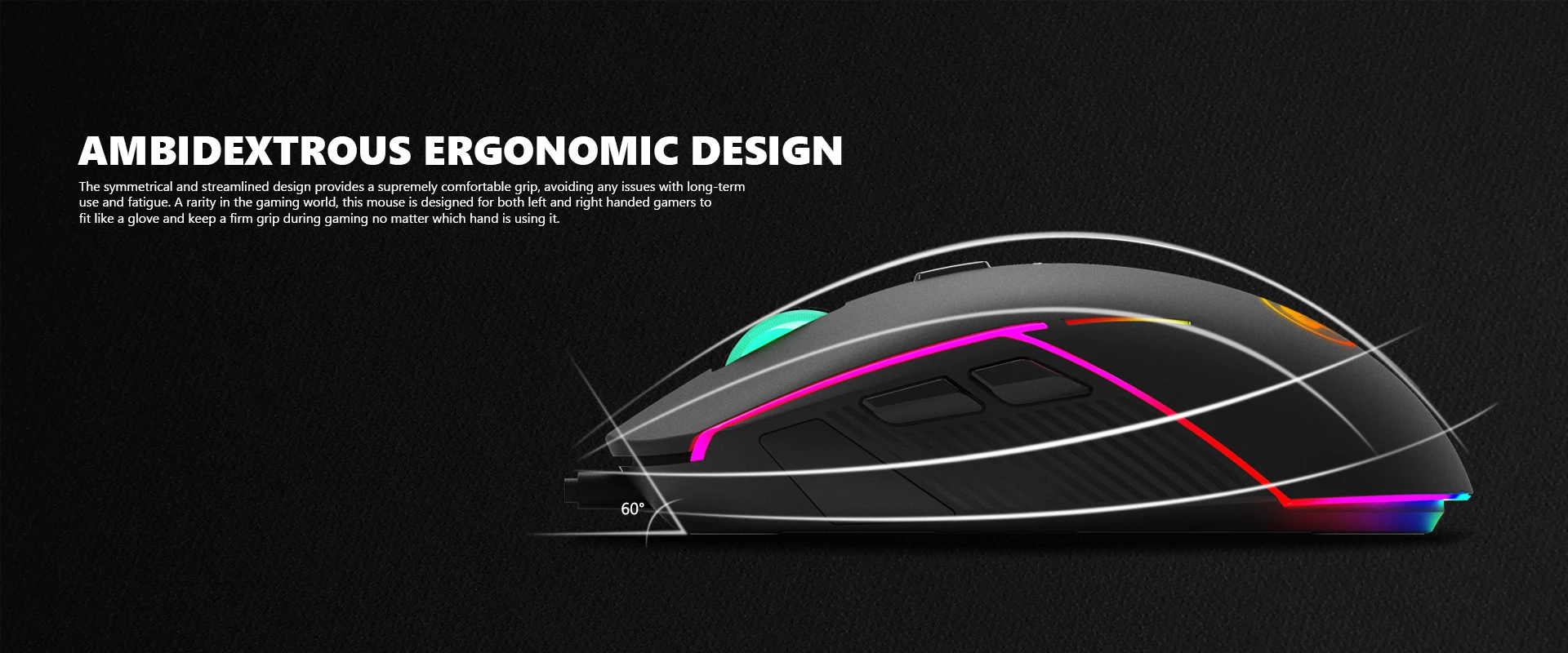 Marvo геймърска мишка Gaming Mouse G924 RGB - 10000dpi, 1000Hz, programmable - image 6