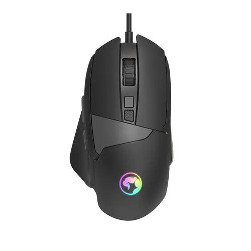 Marvo Mouse Gaming M411 RGB - 12800dpi, programabil, 1000Hz - 1