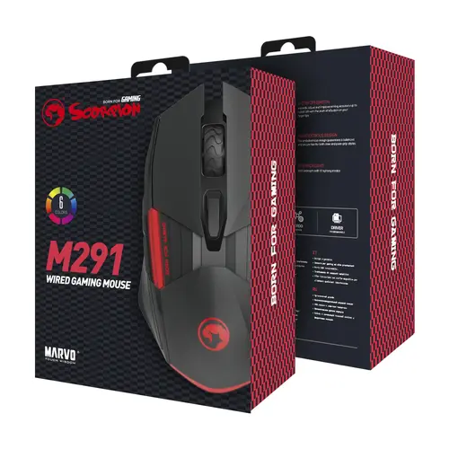Marvo геймърска мишка Gaming Mouse M291 - 6400dpi - image 7