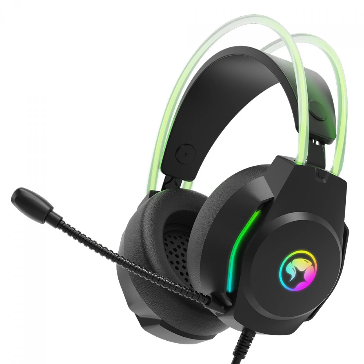 Marvo Геймърски слушалки Gaming Headphones H8620 - 50mm, RGB - image 4