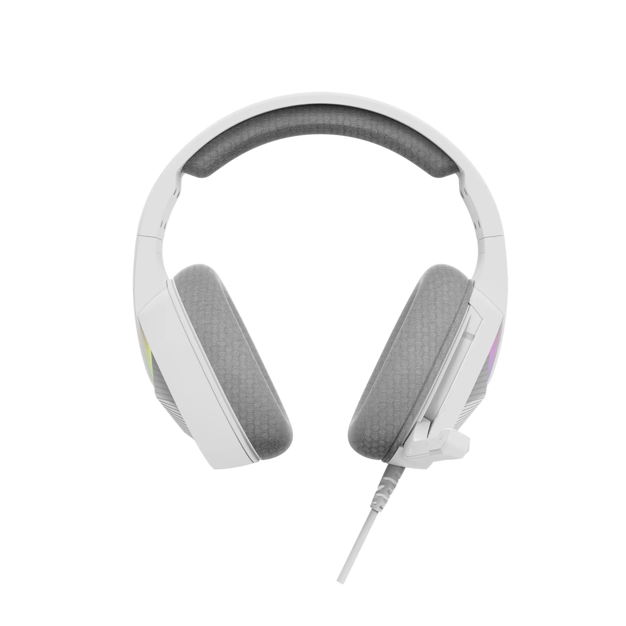 Marvo gaming ακουστικά Gaming Headphones H8618 Λευκό - 50mm, USB, RGB - image 4