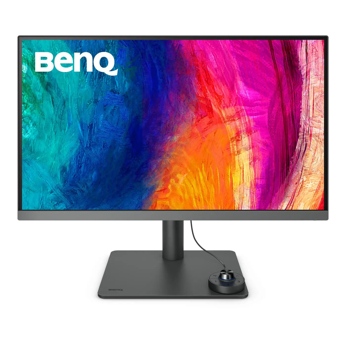 Monitor, BenQ PD2706U, 27" IPS LED, 5ms, 3840x2160 4K UHD, Designer, AQCOLOR, 95% P3, 99% Rec.709, 99% sRGB, HDR10, B.I., LBL, KVM Switch, ICCsync - image 2