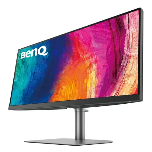Монитор, BenQ PD3420Q 34"W IPS LED 5ms 3440x1440 2K QHD, Design Mon, WQHD, AQCOL.,100% sRGB/98% P3,HDR400, B.I.,LBL,KVM, ICCsync, CAD/CAM, DualView, Contr.1000:1, 350 cd/m2, 2xHDMI,DP,USB-C(PD65W, DP Alt Mode),USB-C/USB 3.0x2, Sp.2x2.5W, HAdj., Swivel,Tilt, Gray - image 3