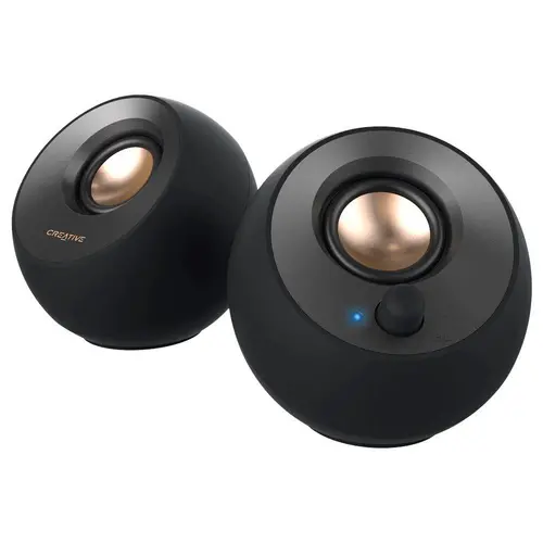 Sistem audio Creative PEBBLE V2, USB-C, 2 x 4W, negru - 1