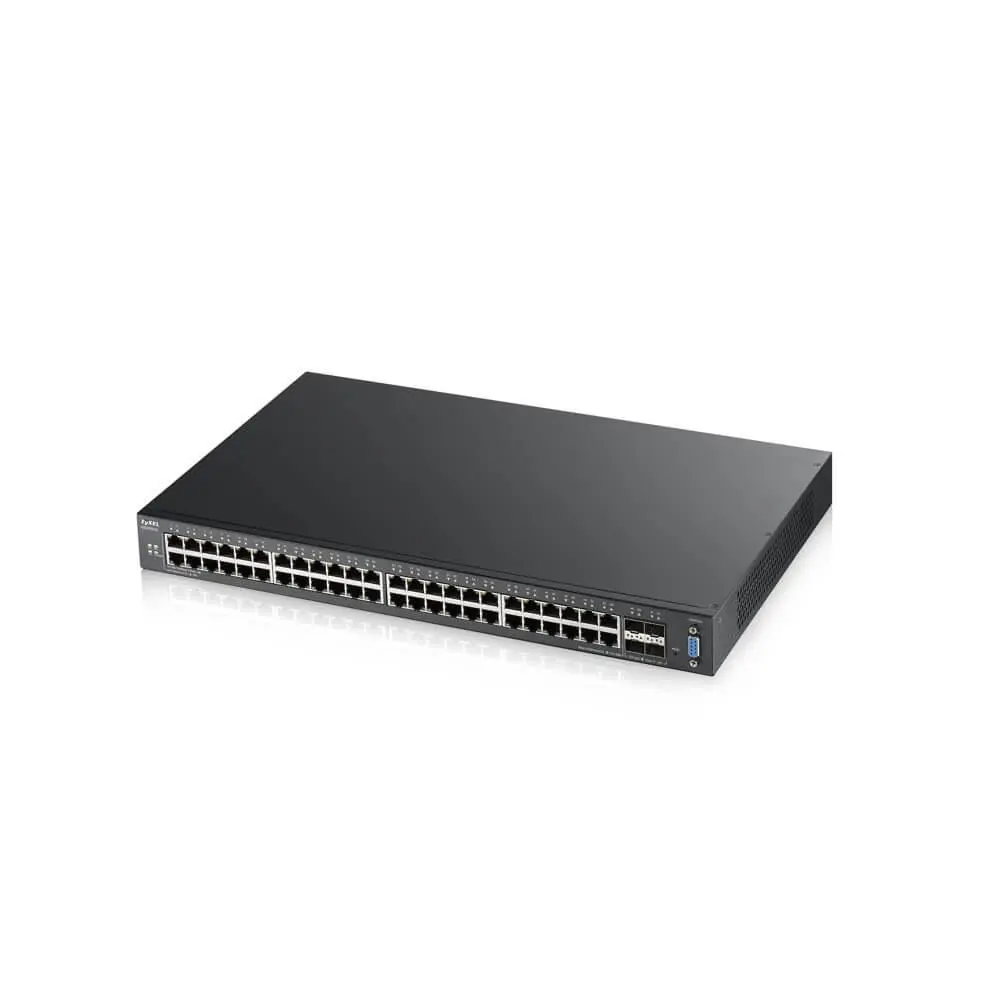Switch ZYXEL XGS2210-52, 48 θυρών Gigabit, διαχειριζόμενο L3, 4xSFP για τοποθέτηση σε rack